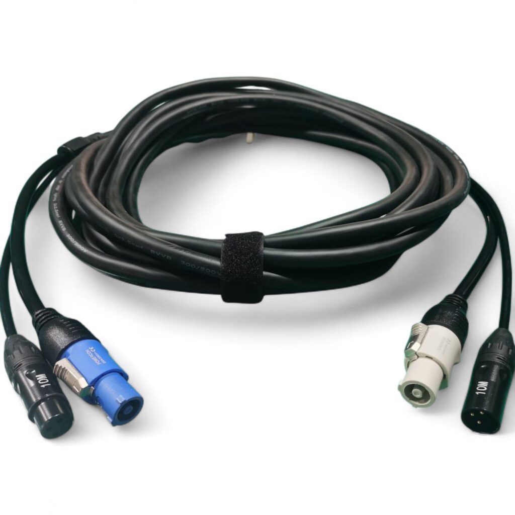 Powercon Hybridkabel 5m